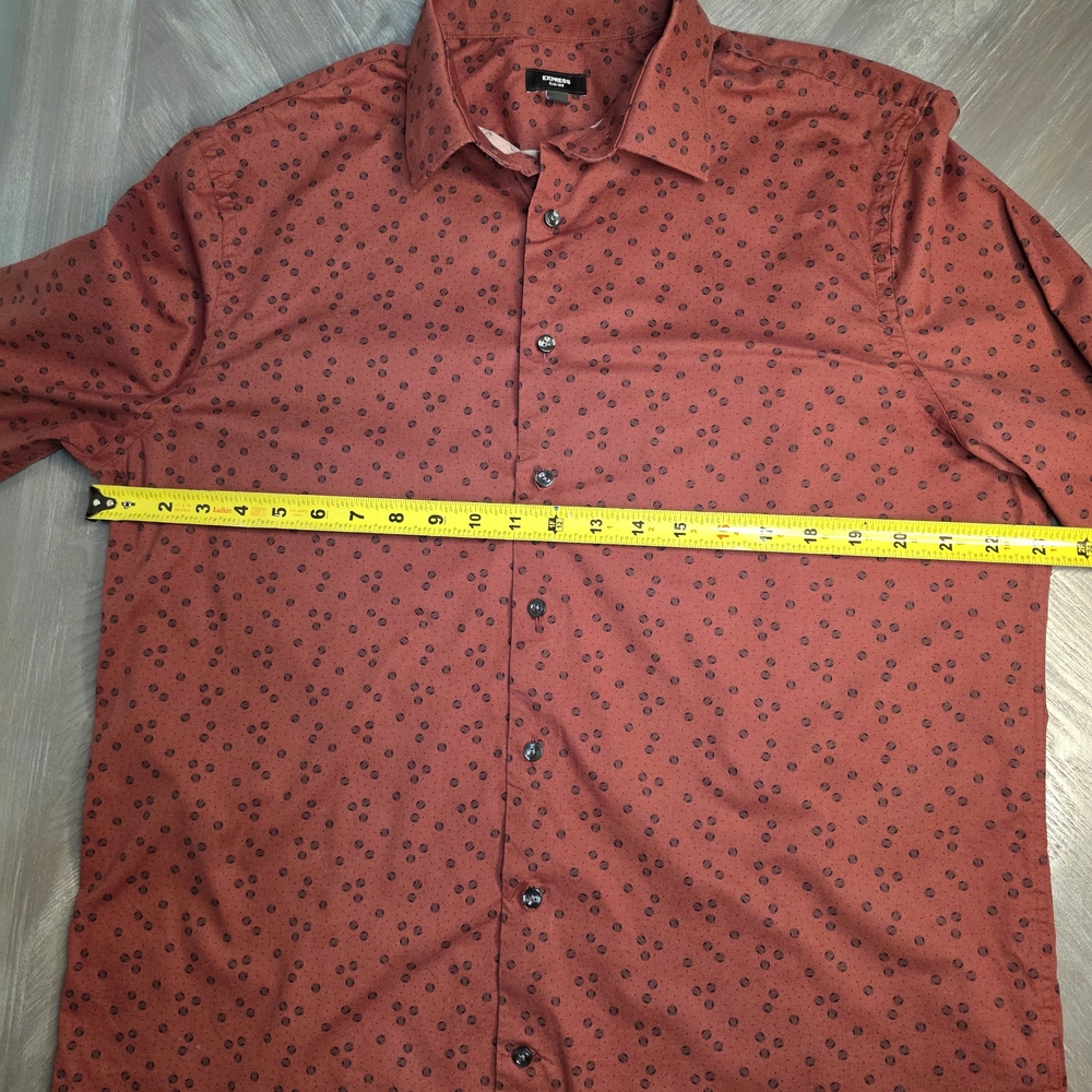 Express Bundle- Patterned Button Down Shirt-Size … - image 3